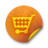Orange sticker badges 128 Icon